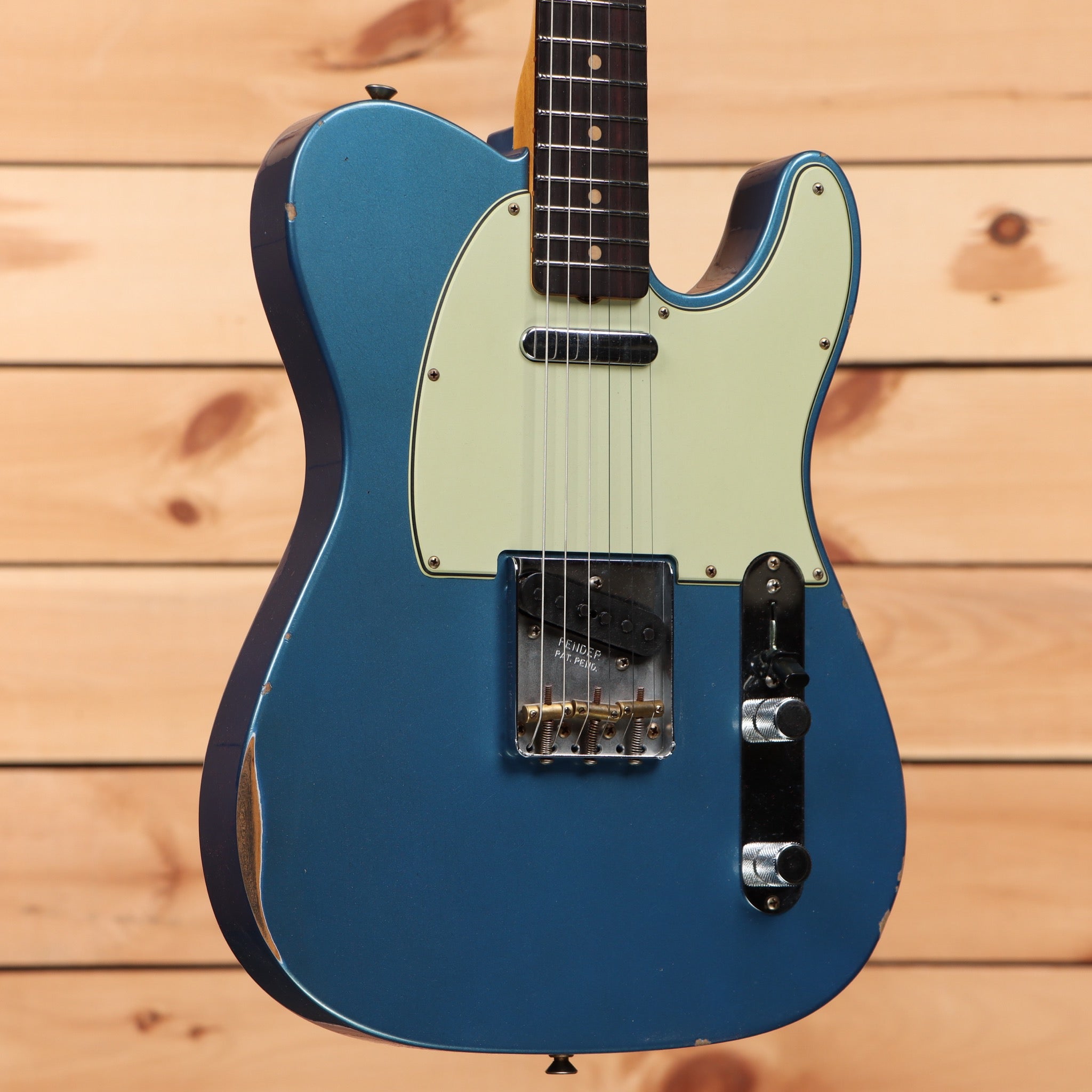 Fender Custom Shop Limited 1960 Telecaster electric guitar Lake Placid Blue relic aged finish single-coil pickup
