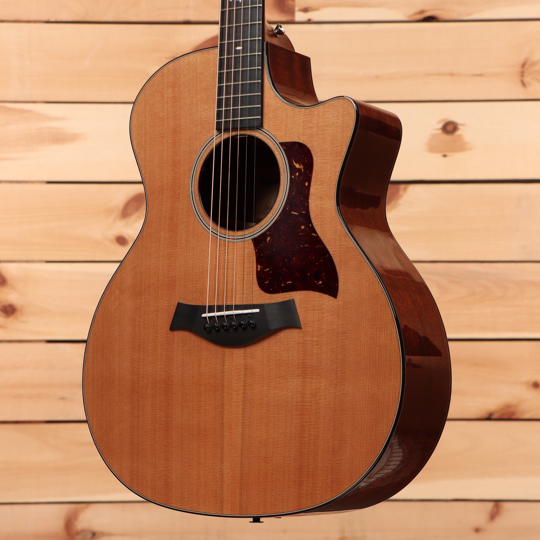 Taylor 514ce Grand Auditorium acoustic-electric guitar natural finish with venetian cutaway pre-owned