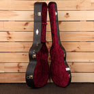 Pre-owned Taylor 514ce natural acoustic-electric guitar with burgundy velvet-lined case and gold hardware