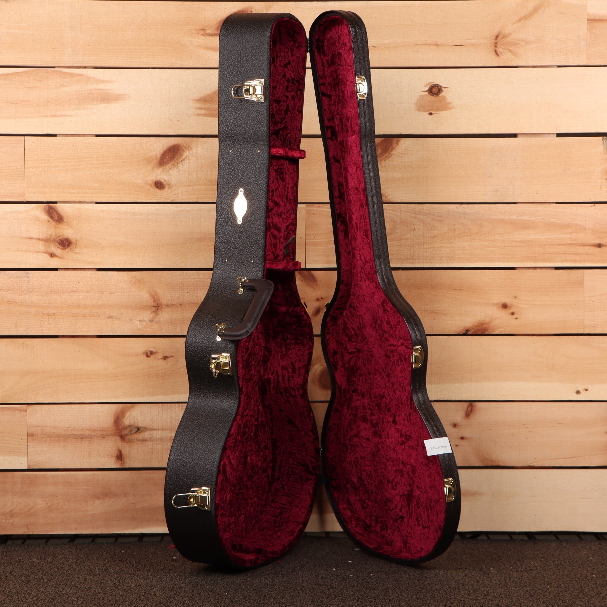 Pre-owned Taylor 514ce natural acoustic-electric guitar with burgundy velvet-lined case and gold hardware