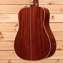 Pre-owned Boucher SG22G dreadnought acoustic guitar natural finish with white binding