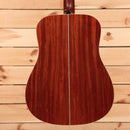 Pre-owned Boucher SG22G dreadnought acoustic guitar natural finish with center seam detail