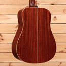 Pre-owned Boucher SG22G dreadnought acoustic guitar natural finish with white binding