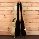 Boucher SG22G natural pre-owned acoustic guitar with black interior case and gold hardware