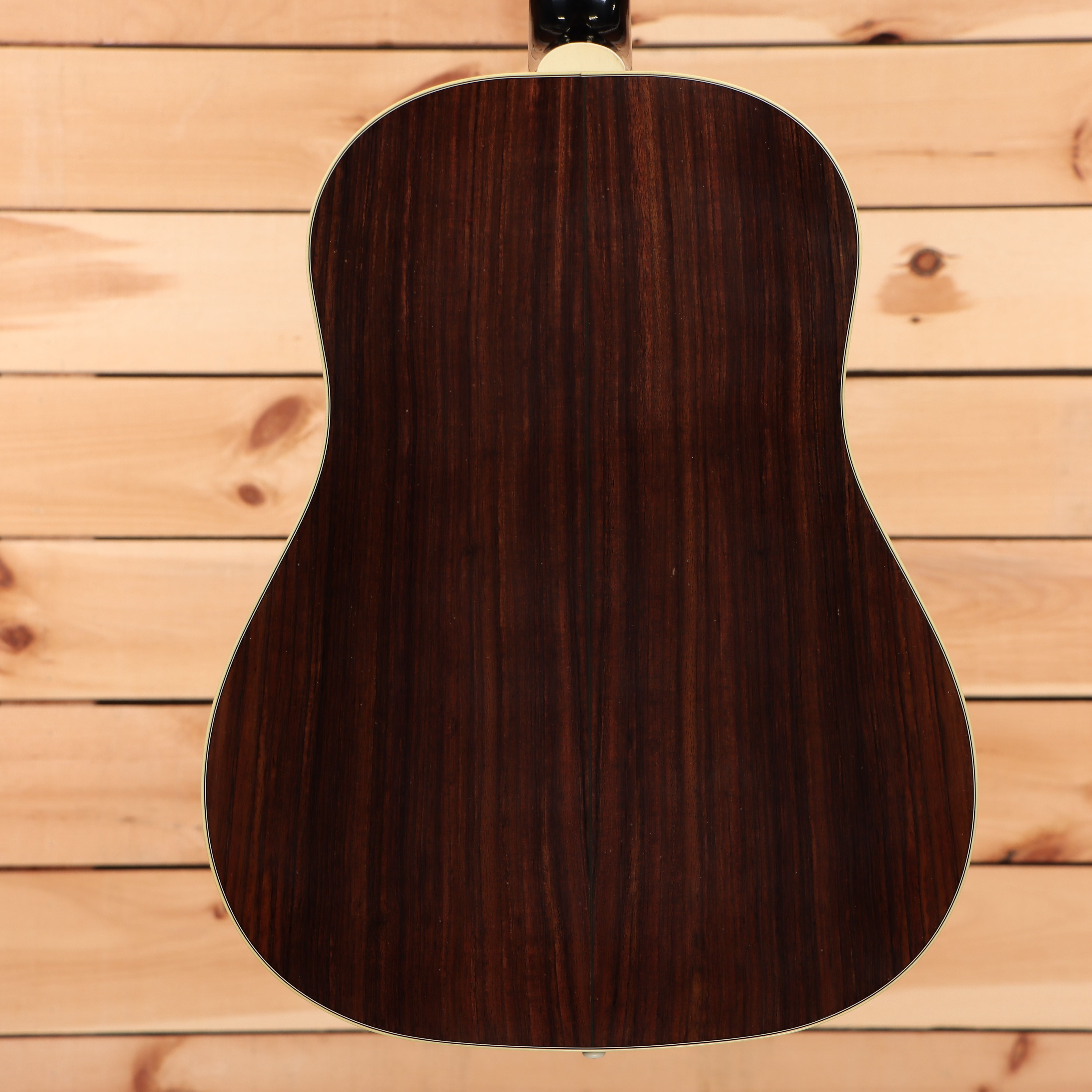 Gibson 1942 Banner Southern Jumbo light aged vintage sunburst acoustic guitar with rosewood back