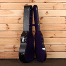 Gibson 1942 Banner Southern Jumbo light-aged vintage sunburst acoustic guitar with purple velvet case lining