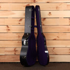 Gibson 1942 Banner Southern Jumbo light-aged vintage sunburst acoustic guitar with purple velvet case lining