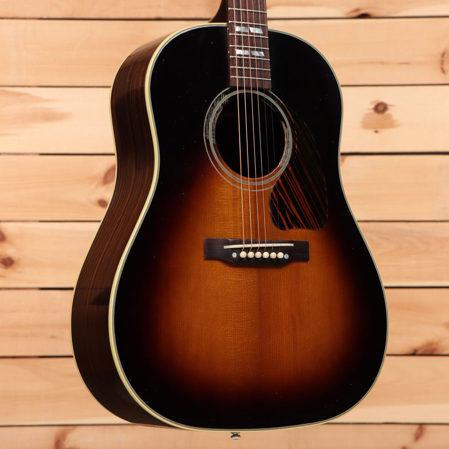 Gibson 1942 Banner Southern Jumbo light-aged vintage sunburst acoustic guitar 12-string with cream binding