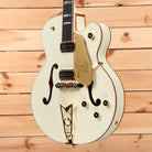 Gretsch G613655 Vintage Select Edition 55 Falcon semi-hollow electric guitar white lacquer with f-holes