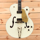 Gretsch G613655 Vintage Select Edition '55 Falcon semi-hollow electric guitar White Lacquer with gold pickguard