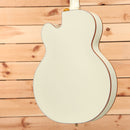 Gretsch G6135-55 Vintage Select Edition Falcon semi-hollow electric guitar White Lacquer with bound body edges