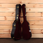Pre-owned Martin Custom Shop D18 dreadnought acoustic guitar natural finish with burgundy velvet case