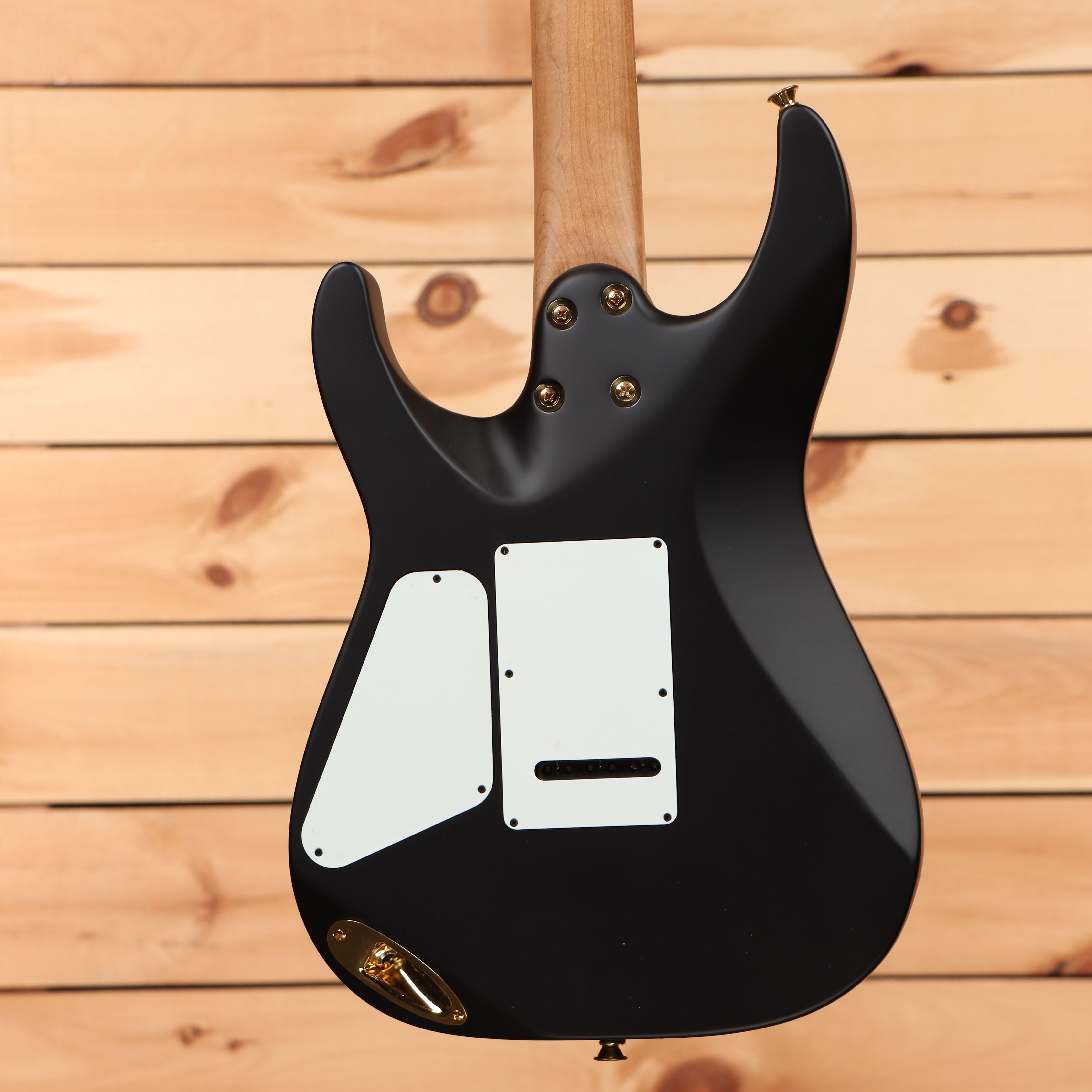 Charvel ProMod DK24 HH electric guitar Transparent Black Burst with dual humbucker pickups