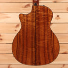 Taylor K14ce Grand Auditorium acoustic-electric guitar natural finish with venetian cutaway and flamed koa back