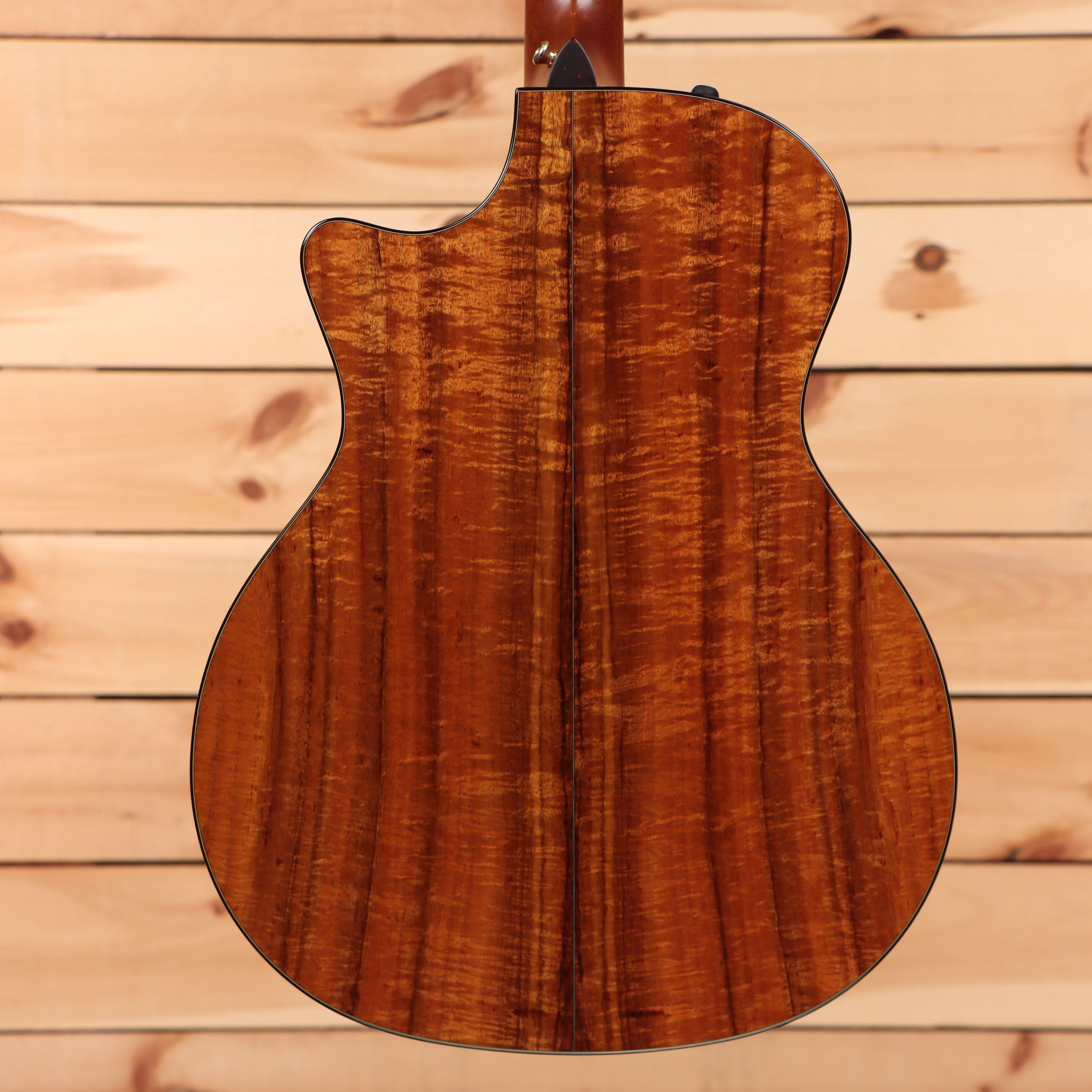 Taylor K14ce Grand Auditorium acoustic-electric guitar natural finish with venetian cutaway and flamed koa back