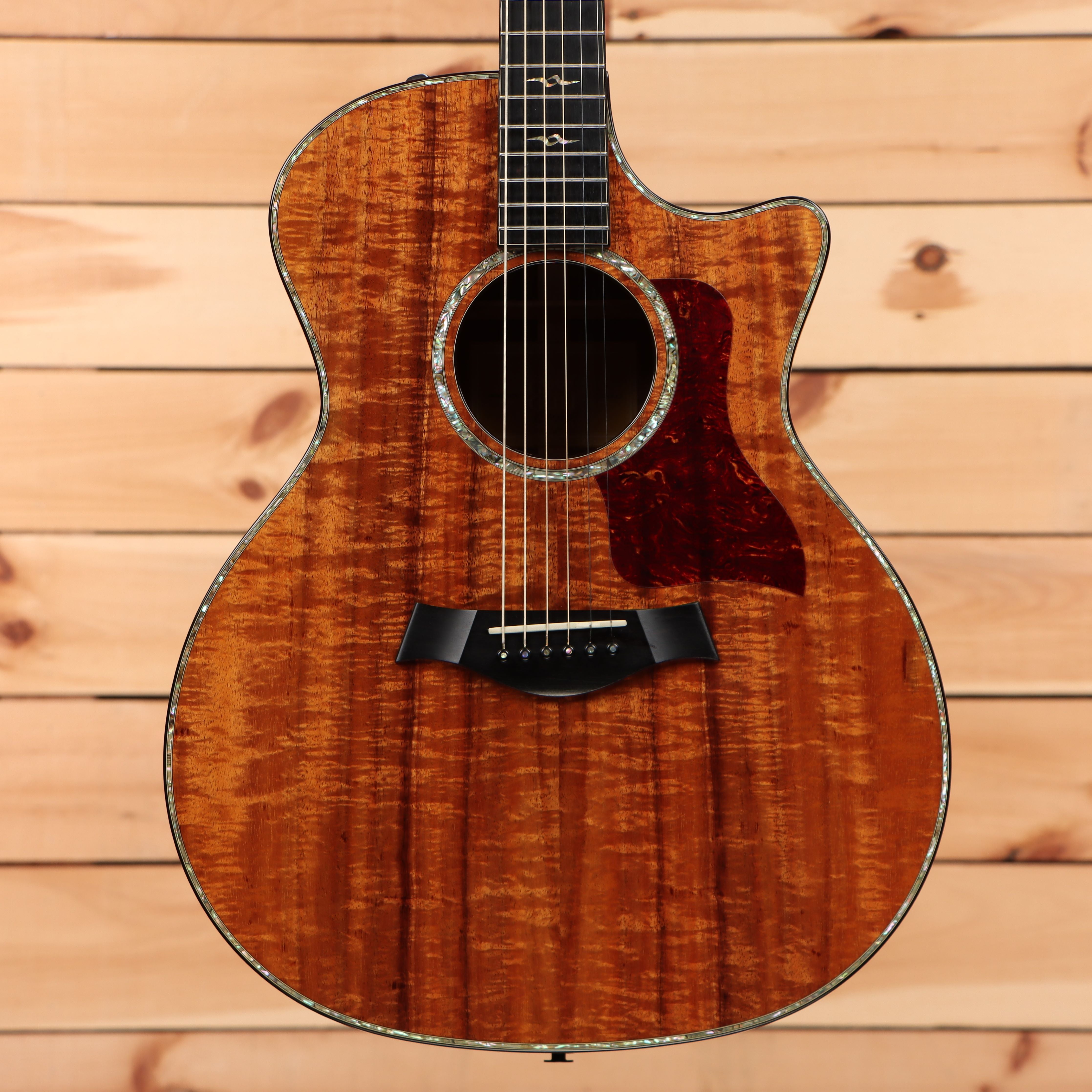 Taylor K14ce Grand Auditorium acoustic-electric guitar natural finish with venetian cutaway