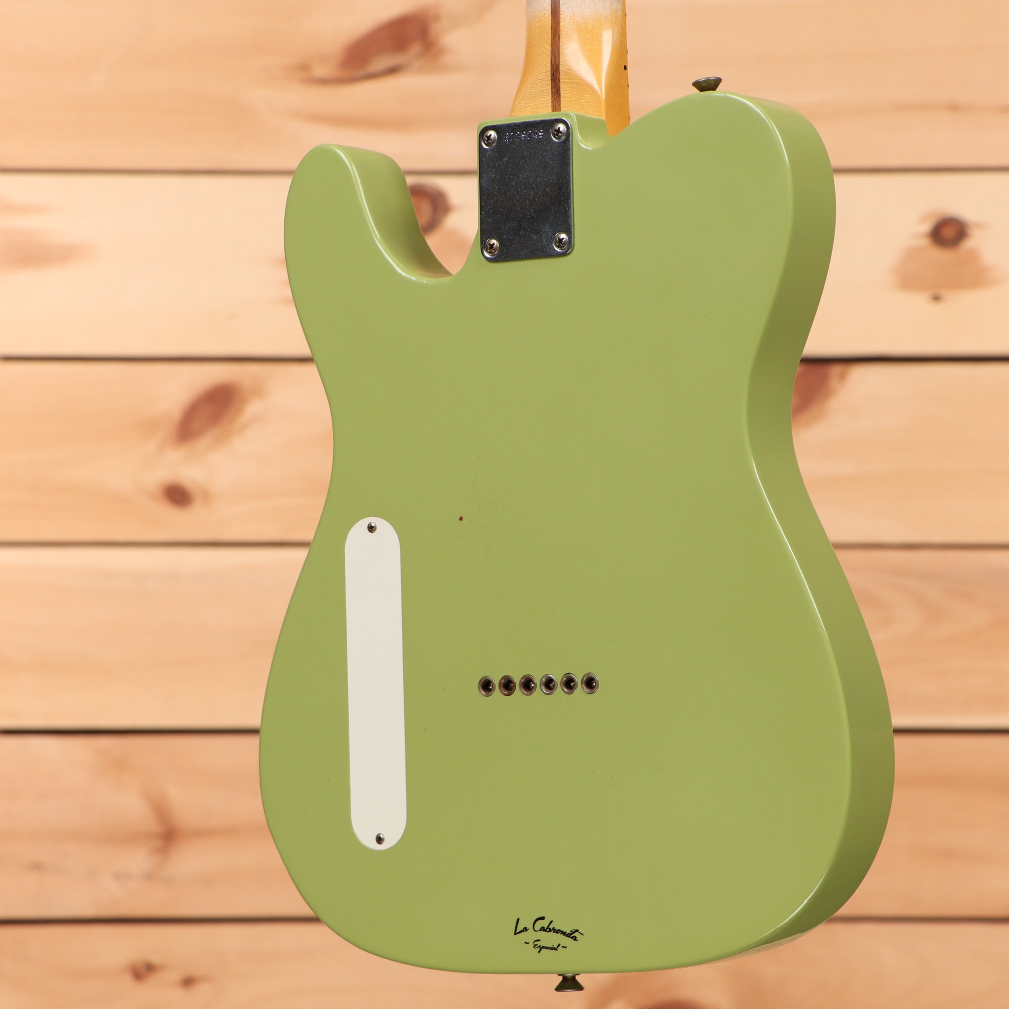 Fender Custom Shop Limited David Brown Masterbuilt La Carbonita Especial 2.0 electric guitar Green with single-coil pickups