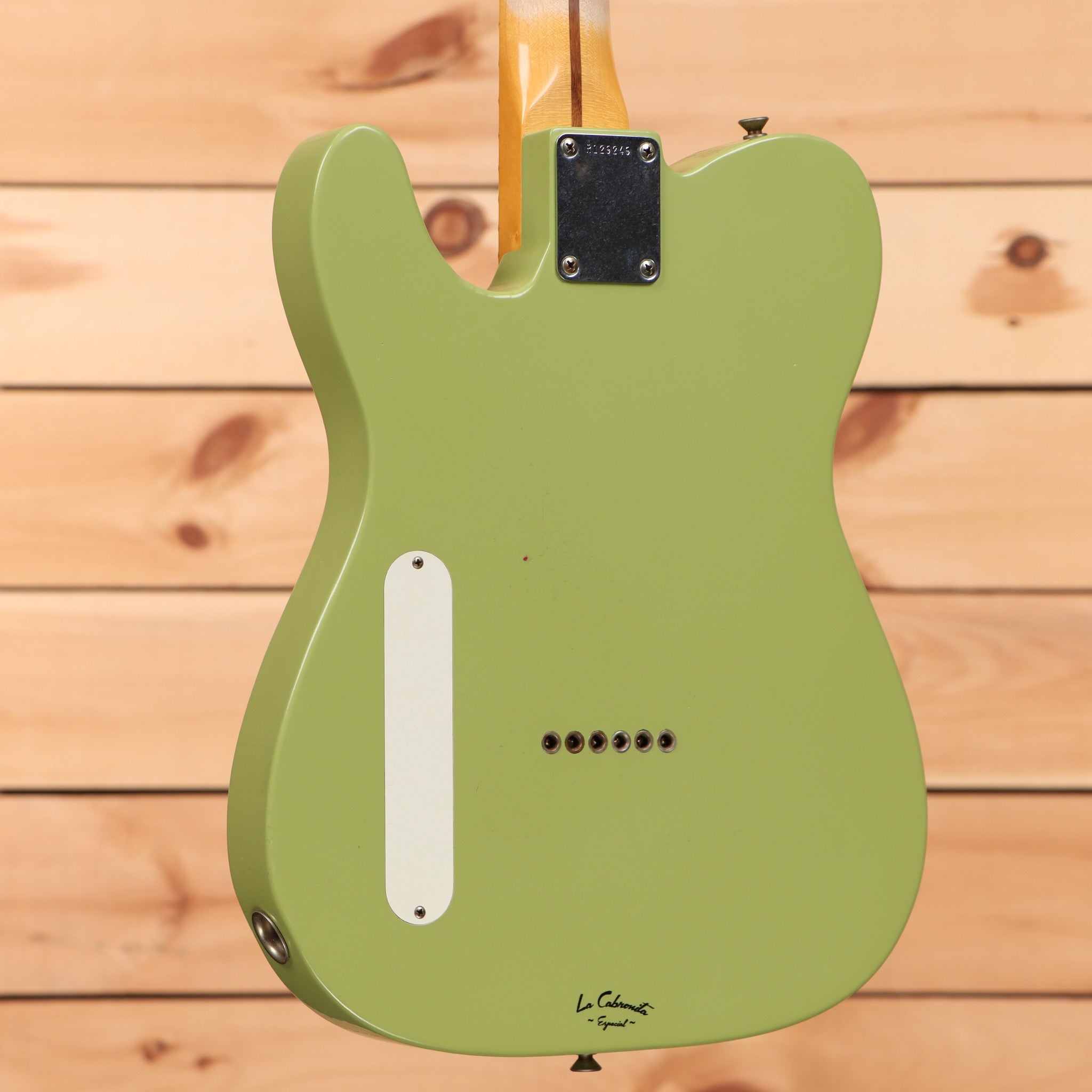 Fender Custom Shop Limited David Brown Masterbuilt La Carbonita Especial 2.0 electric guitar green finish white single-coil pickup