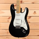 Fender Custom Shop Limited Dennis Galuszka Masterbuilt 1956 Stratocaster Journeyman Relic black electric guitar with white pickguard