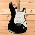 Fender Custom Shop Dennis Galuszka Masterbuilt 1956 Stratocaster Journeyman Relic electric guitar black with white pickguard and single-coil pickups