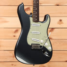 Fender Custom Shop David Brown Masterbuilt 60s Stratocaster Deluxe electric guitar Charcoal Frost Metallic with single-coil pickups