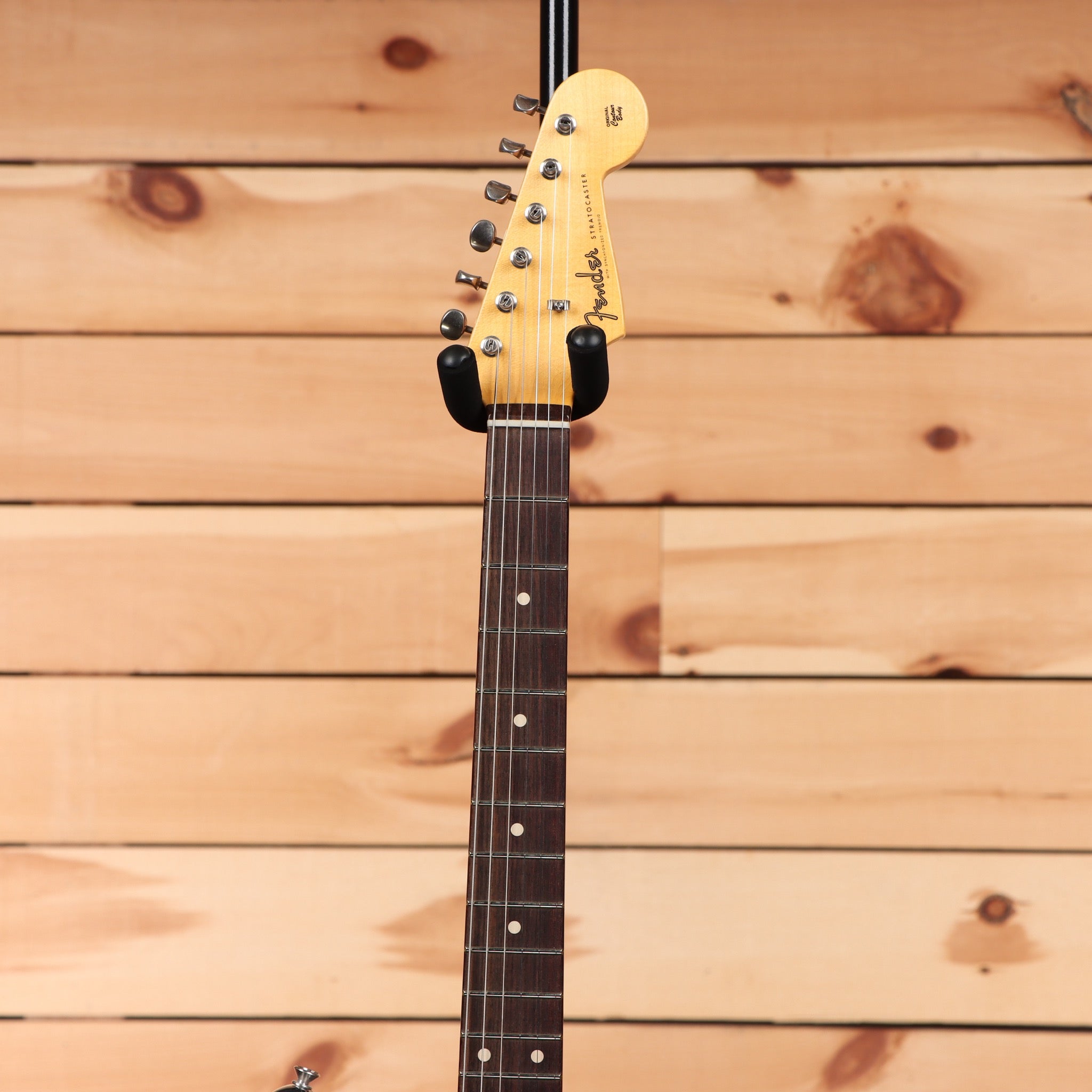 Fender Custom Shop David Brown Masterbuilt 60s Stratocaster electric guitar Charcoal Frost Metallic with maple neck
