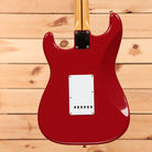 Fender Custom Shop Limited David Brown Masterbuilt Late 50s Strat Relic Dakota Red electric guitar with single-coil pickups