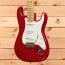Fender Custom Shop David Brown Masterbuilt Late 50s Stratocaster relic electric guitar Dakota Red with maple neck
