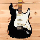 Fender Custom Shop Limited 1962 Stratocaster Relic electric guitar aged black with maple neck and three single-coil pickups