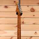Fender Custom Shop Limited Roasted Pine Stratocaster relic electric guitar aged teal green metallic with maple neck