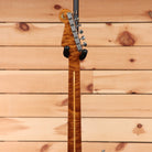 Fender Custom Shop Limited Roasted Pine Stratocaster relic electric guitar aged teal green metallic with maple neck