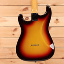 Fender Custom Shop Vintage Custom 1959 Stratocaster electric guitar Chocolate 3-Tone Sunburst with single-coil pickups