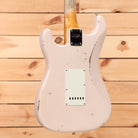 Fender Custom Shop Late 1962 Stratocaster Relic electric guitar Super Faded Aged Shell Pink with single-coil pickups