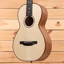 Boucher Private Stock HG164 acoustic guitar natural finish with cream top and brown back