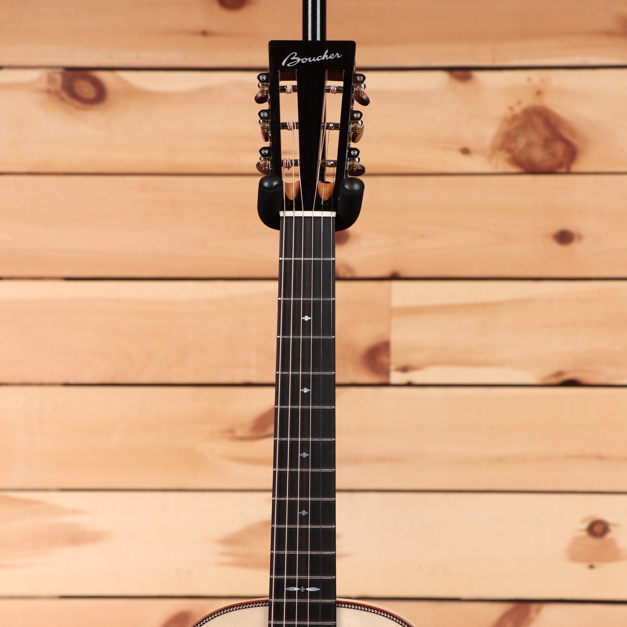 Boucher Private Stock HG164 classical acoustic guitar natural finish with ebony fretboard and 12-string configuration