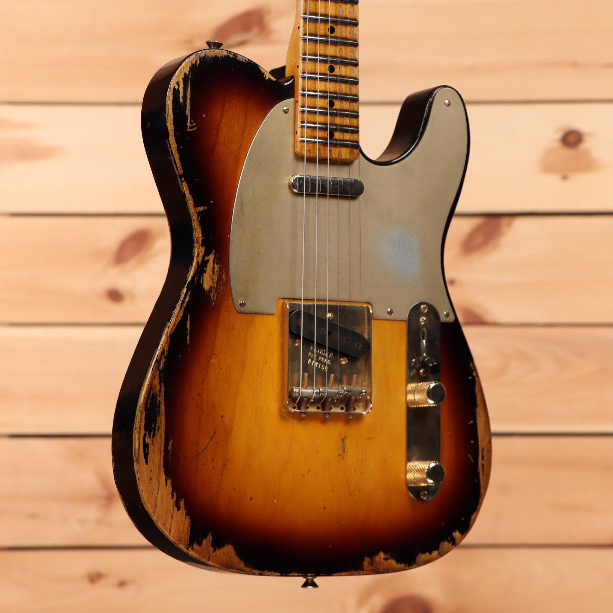 Custom Shop Tele Fender Custom Shop 1951 Telecaster Heavy Relic - 2 Tone Sunburst ...