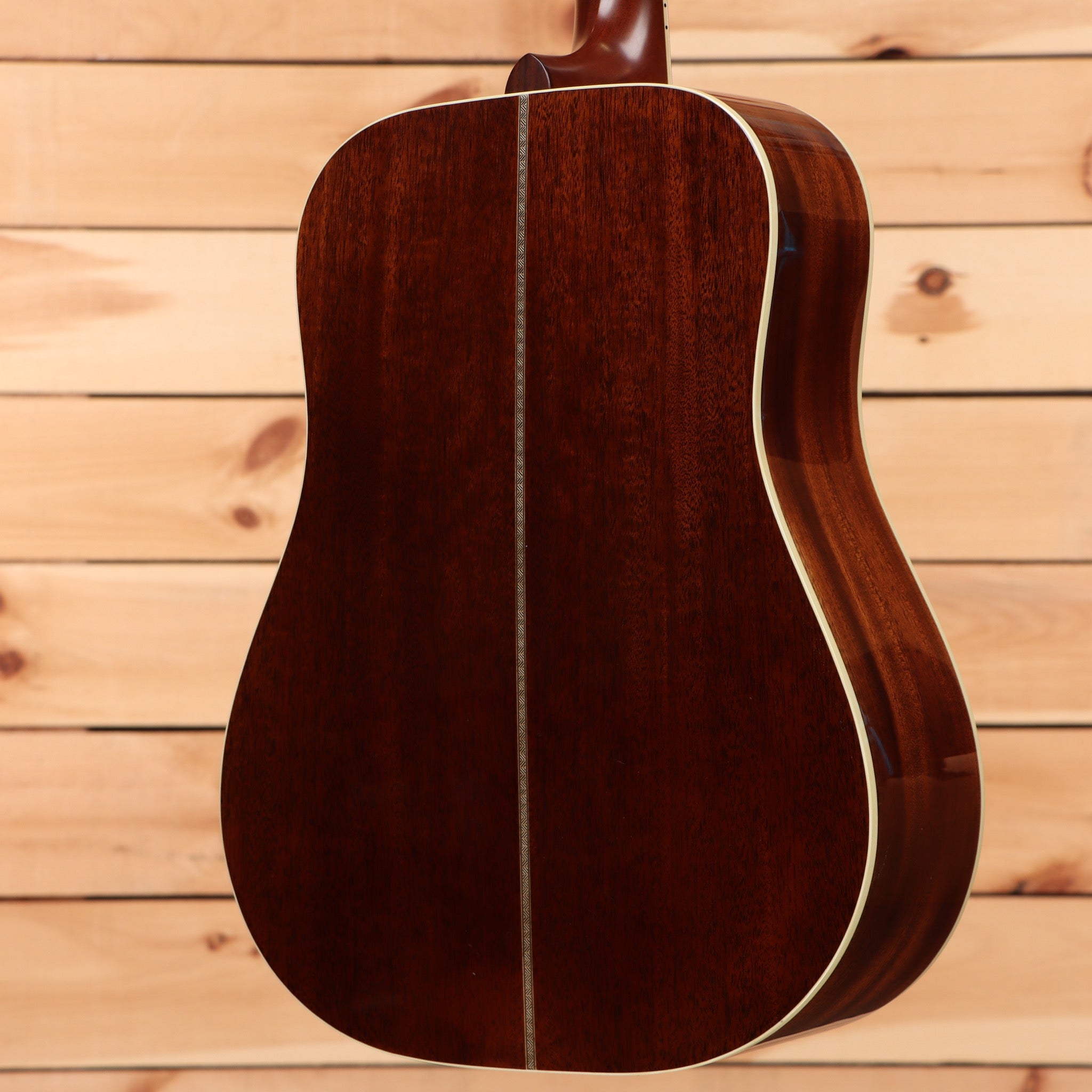 Gallagher Doc Watson Custom dreadnought acoustic guitar natural finish with cream binding