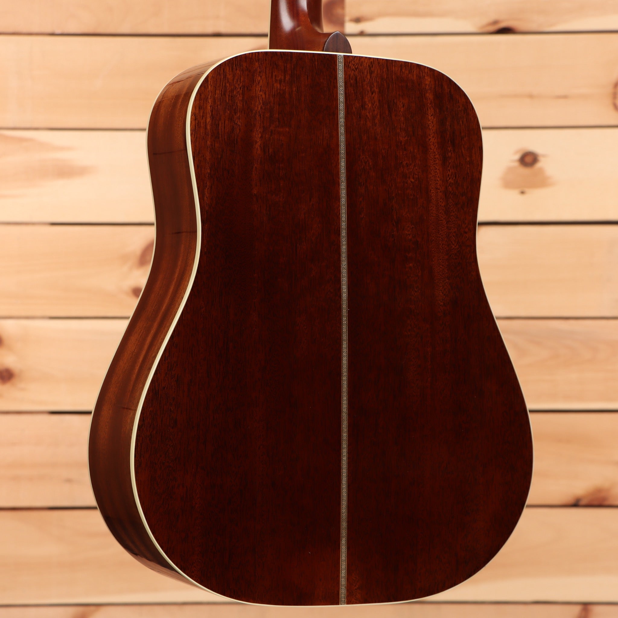 Gallagher Doc Watson Custom dreadnought acoustic guitar natural finish with white binding
