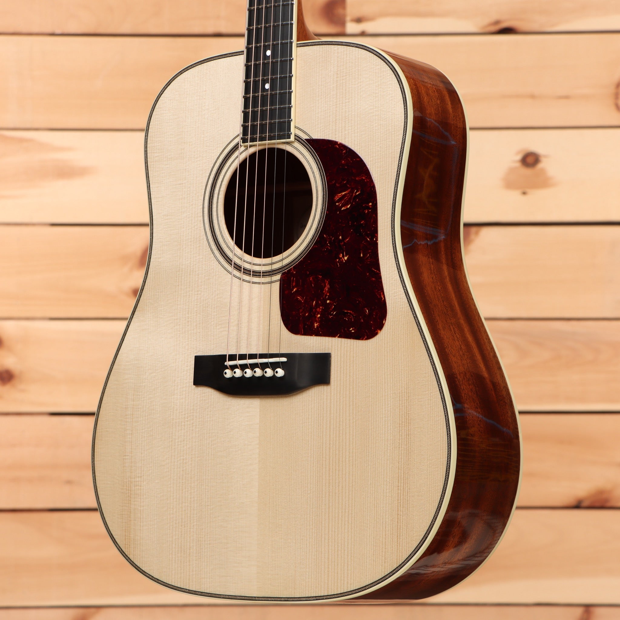 Gallagher Doc Watson Custom dreadnought acoustic guitar natural finish with dark tortoiseshell pickguard