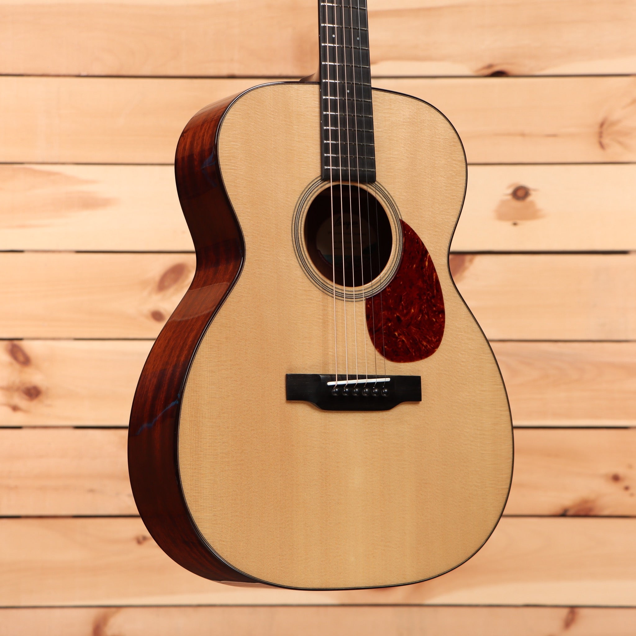 Bourgeois Touchstone OM Country Boy natural acoustic guitar with mahogany back and sides