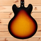Gibson 1959 ES-335 Reissue semi-hollow electric guitar Vintage Burst with f-holes and maple top