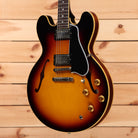 Gibson 1959 ES-335 Reissue semi-hollow electric guitar Vintage Burst with gold hardware and f-holes