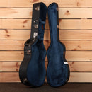 Gallagher GA72 pre-owned acoustic guitar natural finish with blue velvet hard case