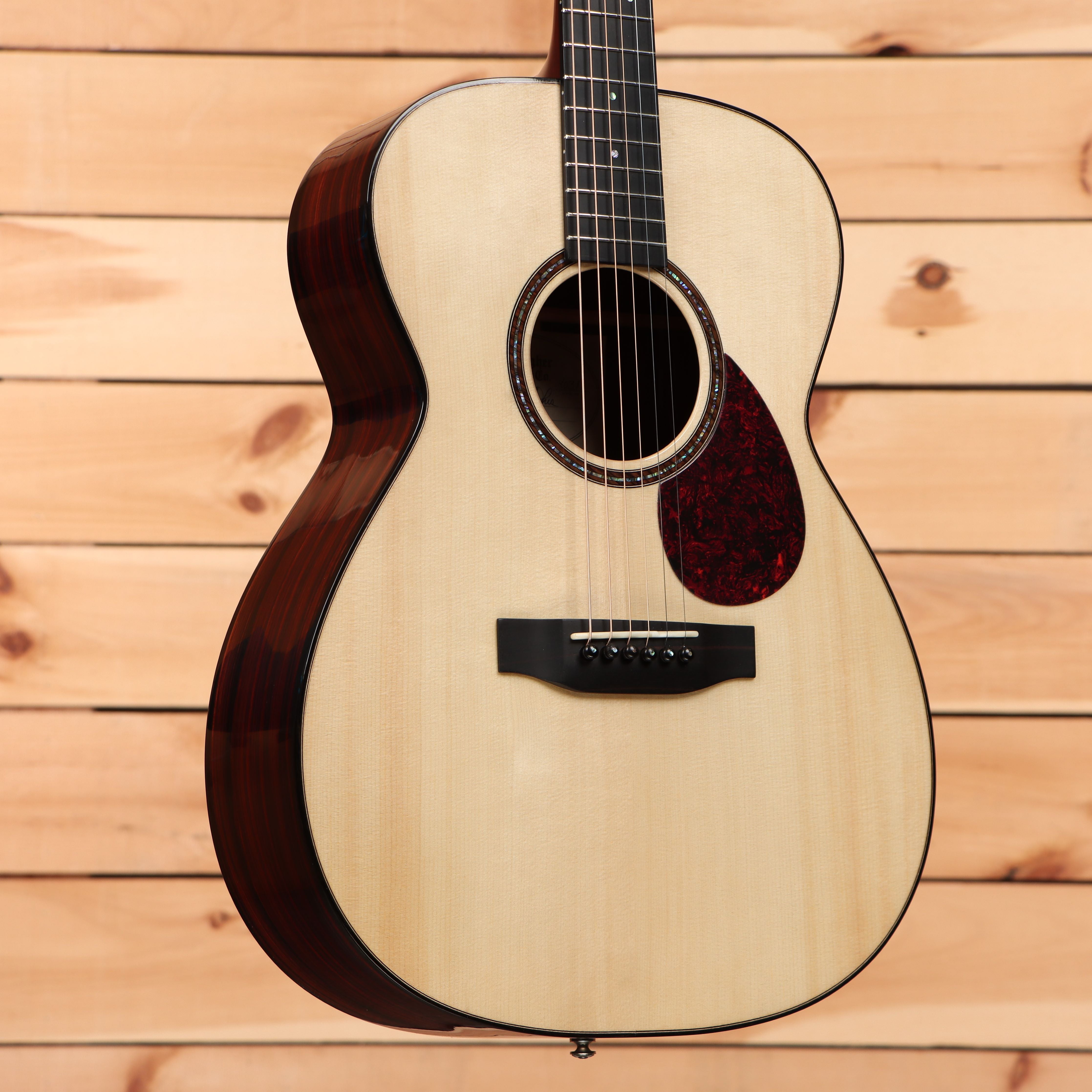 Pre-owned Gallagher GA72 dreadnought acoustic guitar natural finish with dark rosewood back and sides