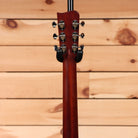 Pre-owned Gallagher GA72 dreadnought acoustic guitar natural finish with black tuning machines