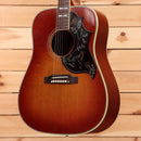 Pre-owned Gibson 1960 Hummingbird acoustic guitar Heritage Cherry Sunburst with black pickguard inlay