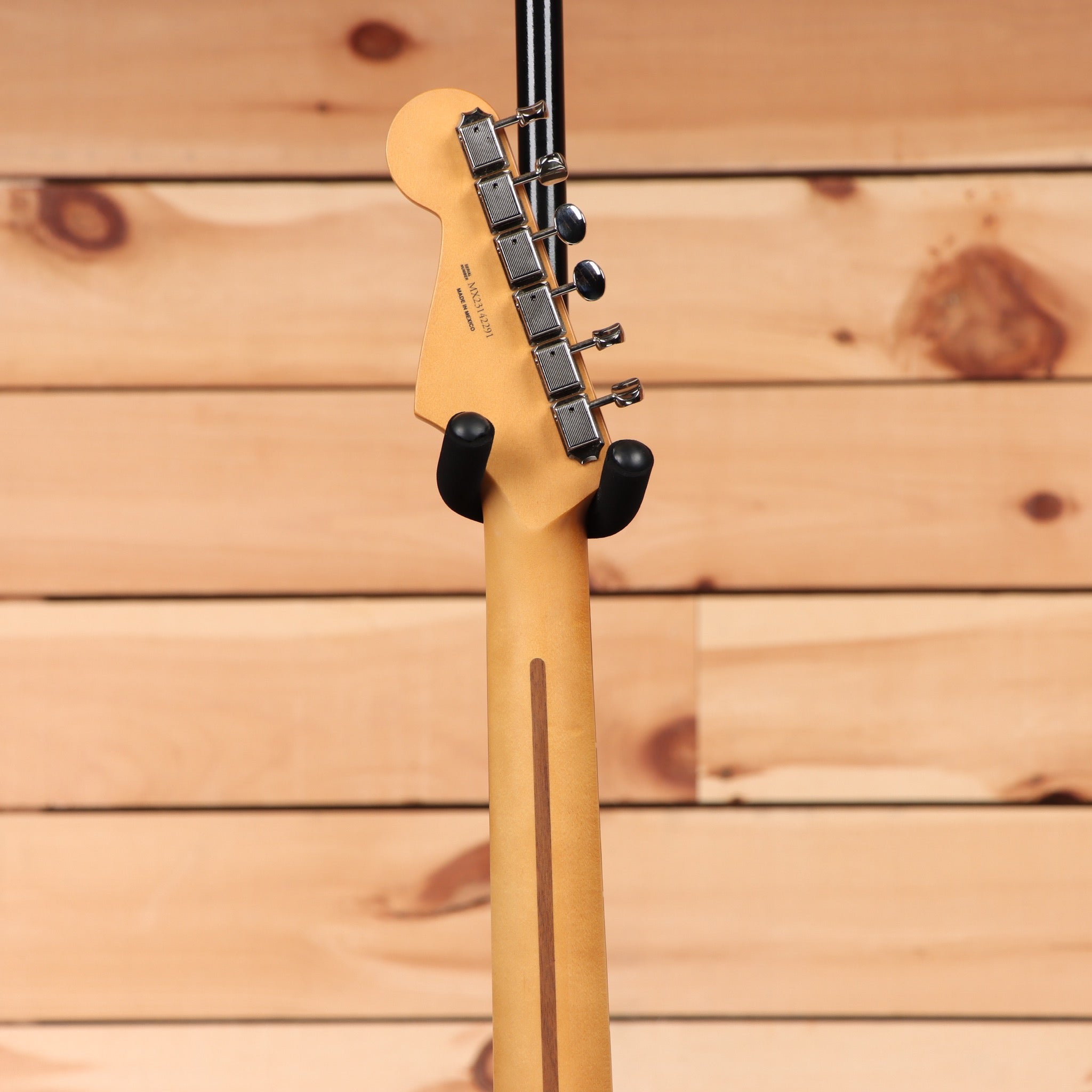 Fender 70th Anniversary Player Stratocaster electric guitar Nebula Noir with maple neck and single-coil pickups