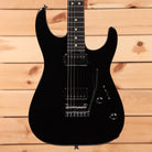 Charvel Superstock DKA22 electric guitar black finish with dual humbuckers and tremolo bridge