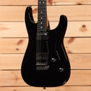 Charvel Superstock DKA22-2PT electric guitar black finish with dual humbuckers and Floyd Rose tremolo