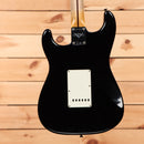 Fender Custom Shop 1956 Stratocaster Journeyman Relic electric guitar aged black with white pickguard